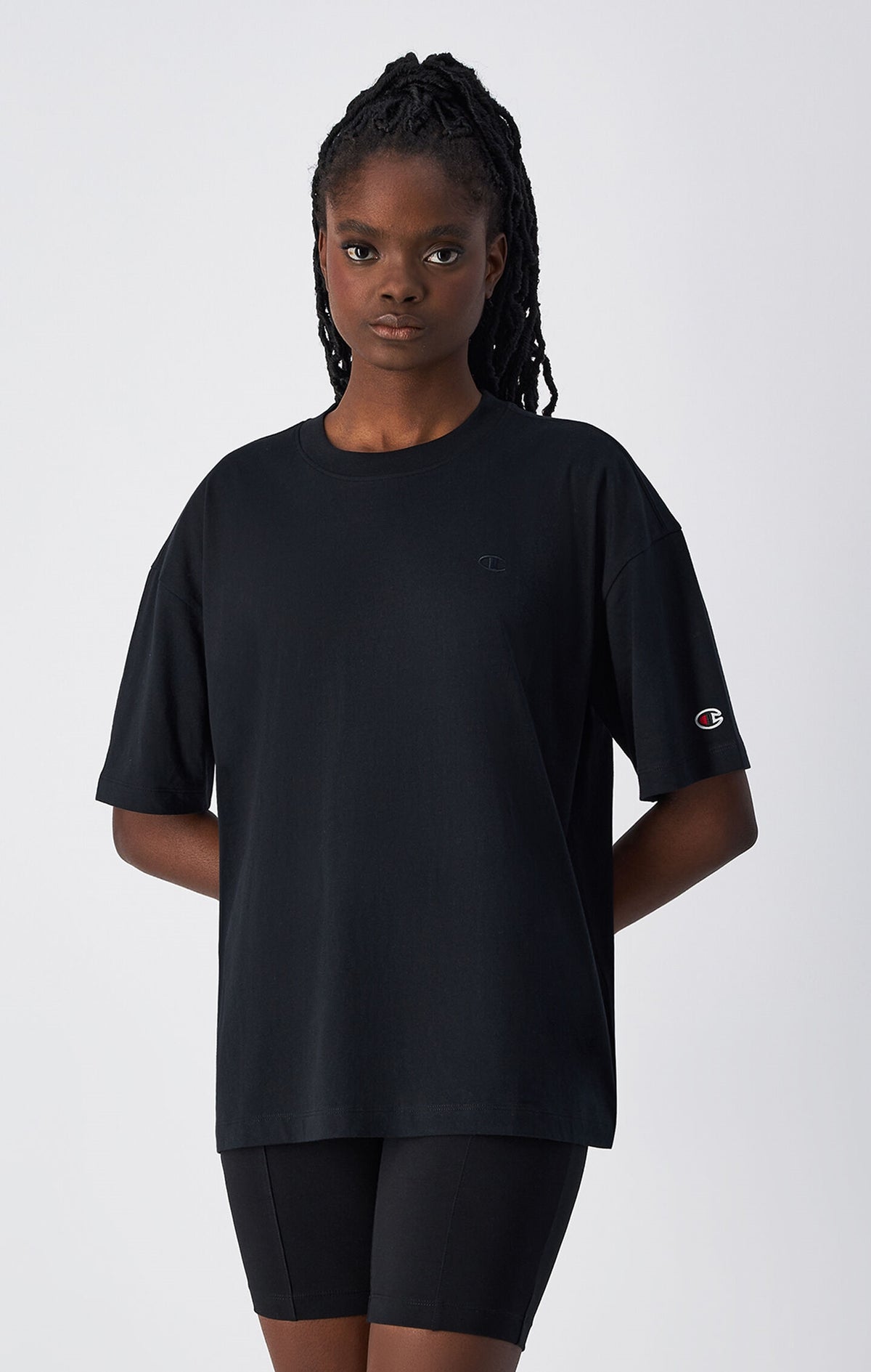 Camiseta Mujer Oversized Ligera de Manga Corta Icons