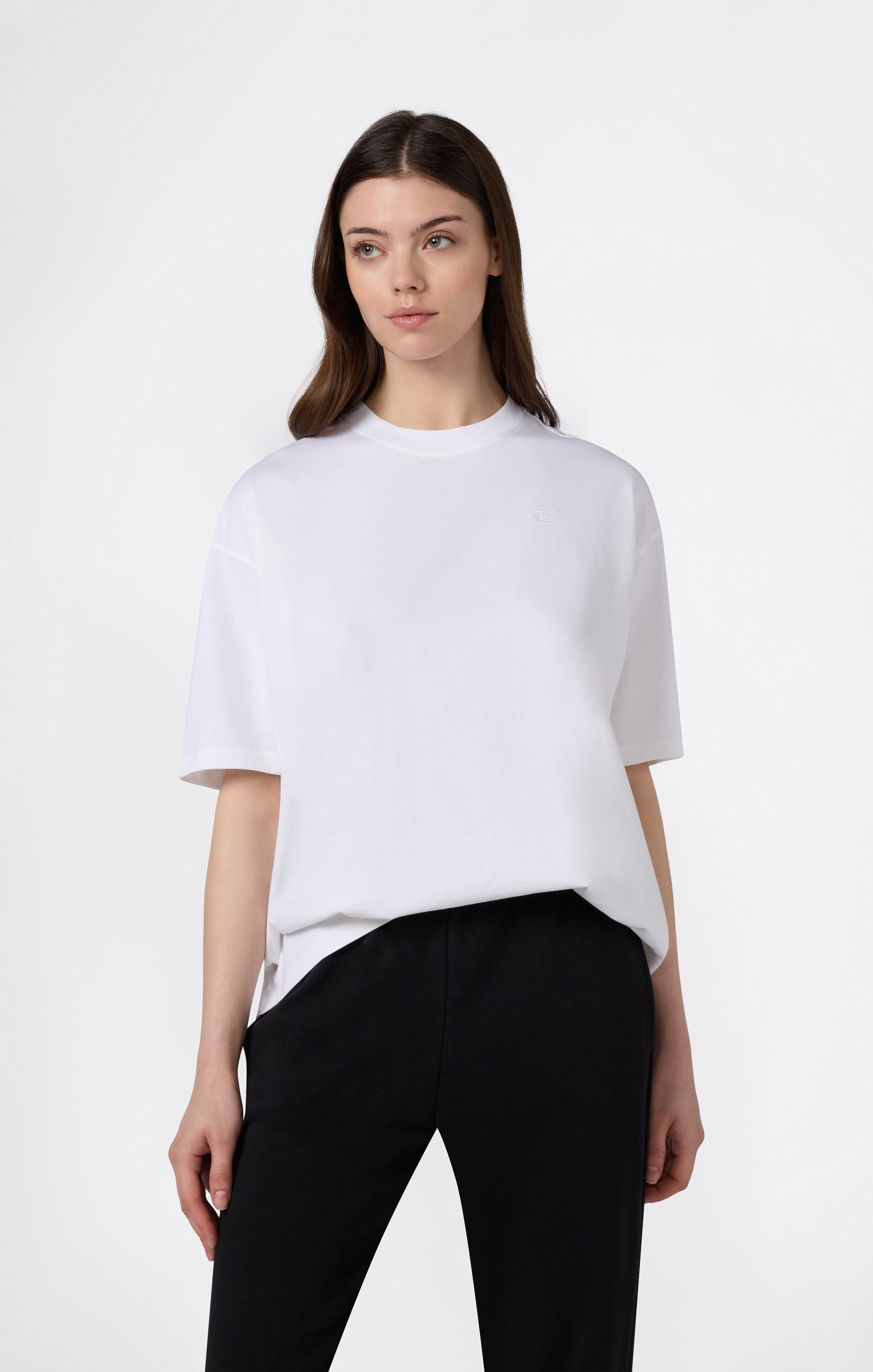 Camiseta Mujer Oversized Ligera de Manga Corta Icons