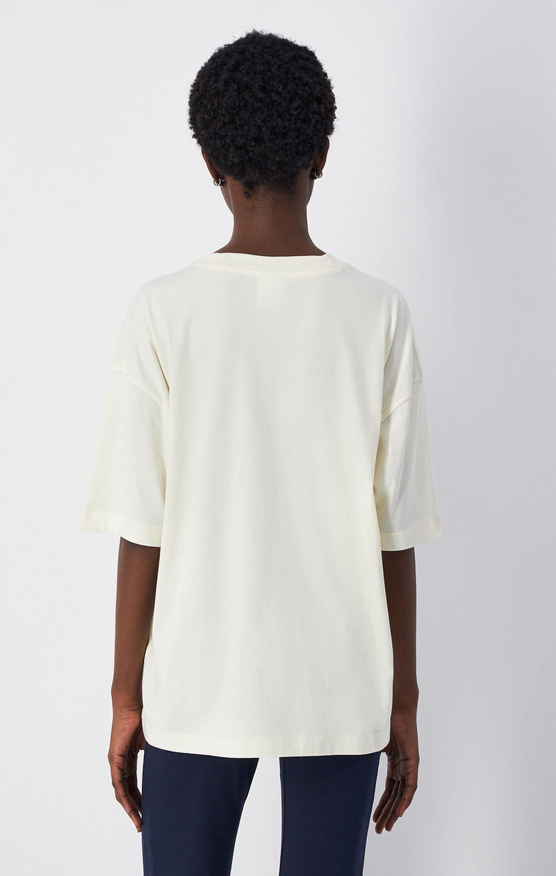 T-shirt Femme Oversized Léger à Manches Courtes Icons