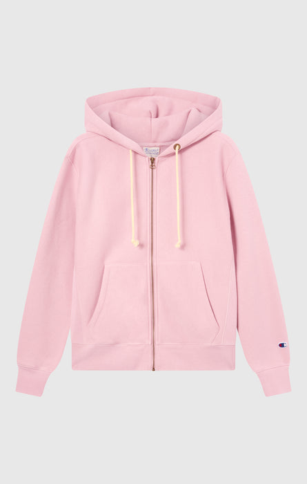 Felpa con Cappuccio Full Zip con interno felpato da Donna REVERSE WEAVE