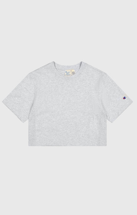 Cropped Women's T-Shirt in Heavy Cotton Jersey