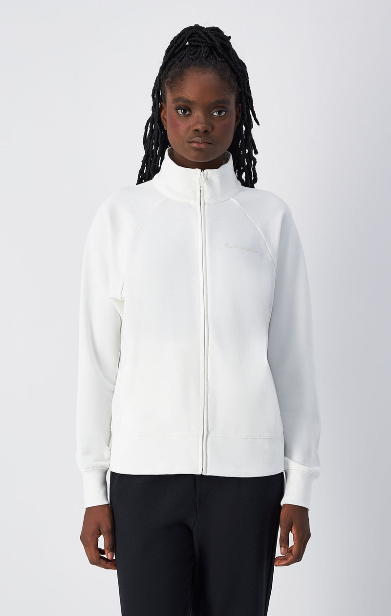 Sweatshirt für Damen mit durchgehendem Reißverschluss in Slim-Passform