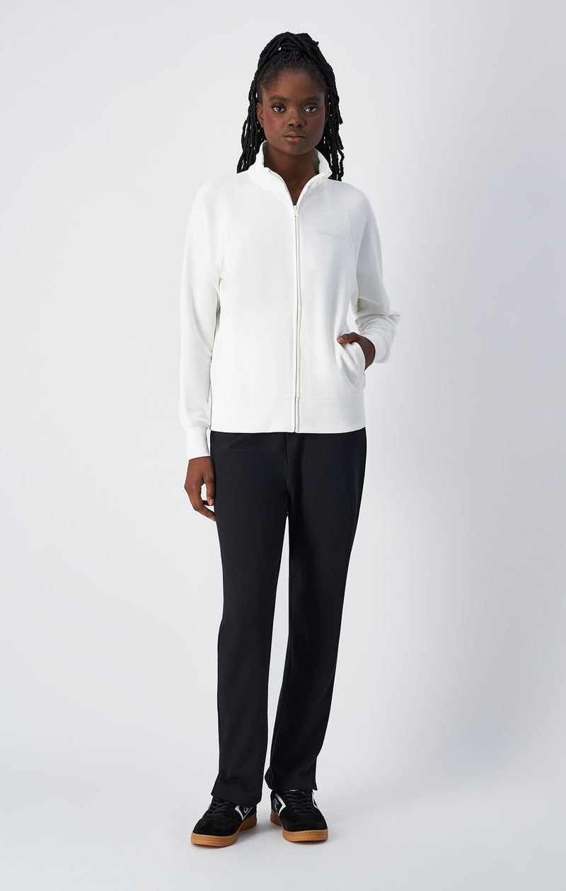 Sweatshirt für Damen mit durchgehendem Reißverschluss in Slim-Passform
