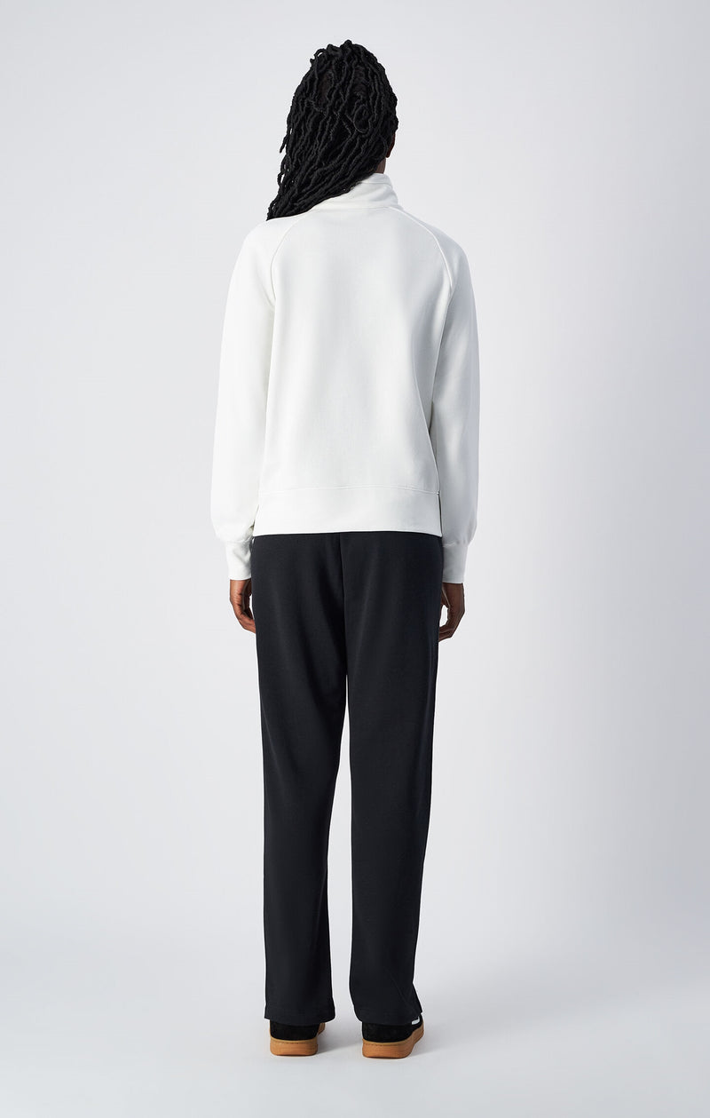 Sweatshirt für Damen mit durchgehendem Reißverschluss in Slim-Passform