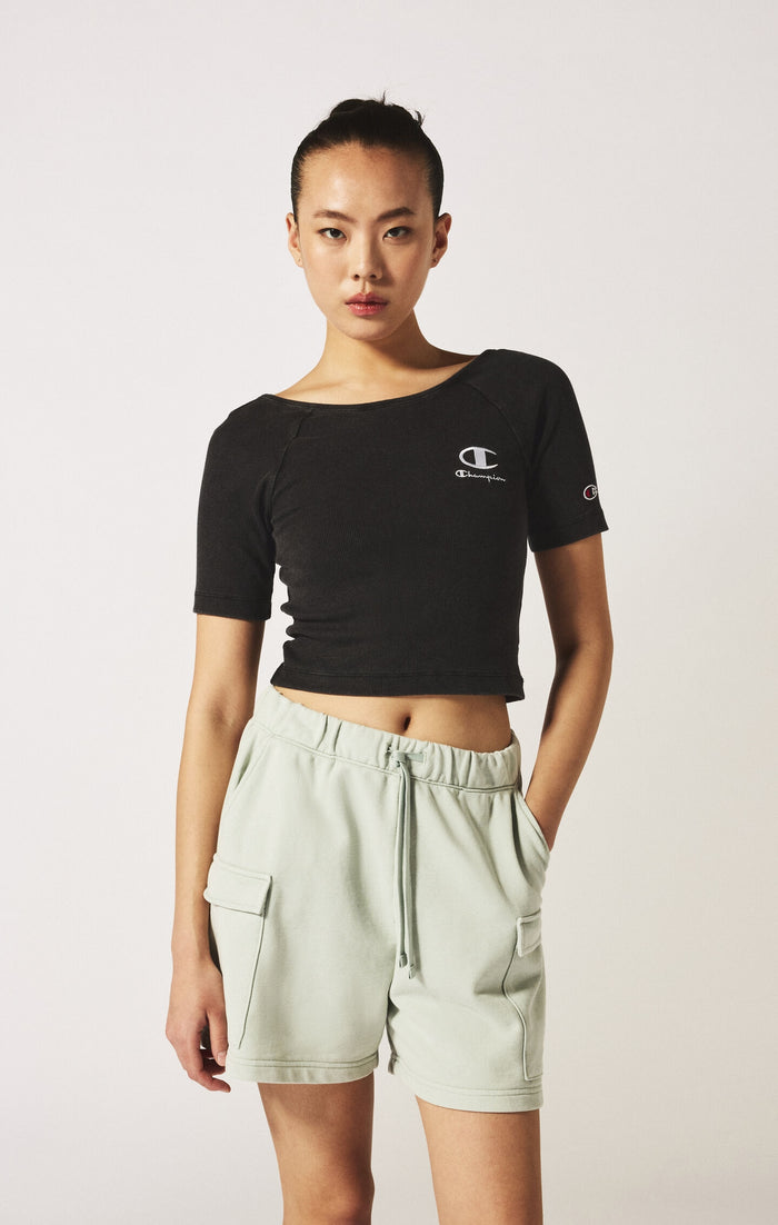 T-shirt corta Icons Donna stile lavato