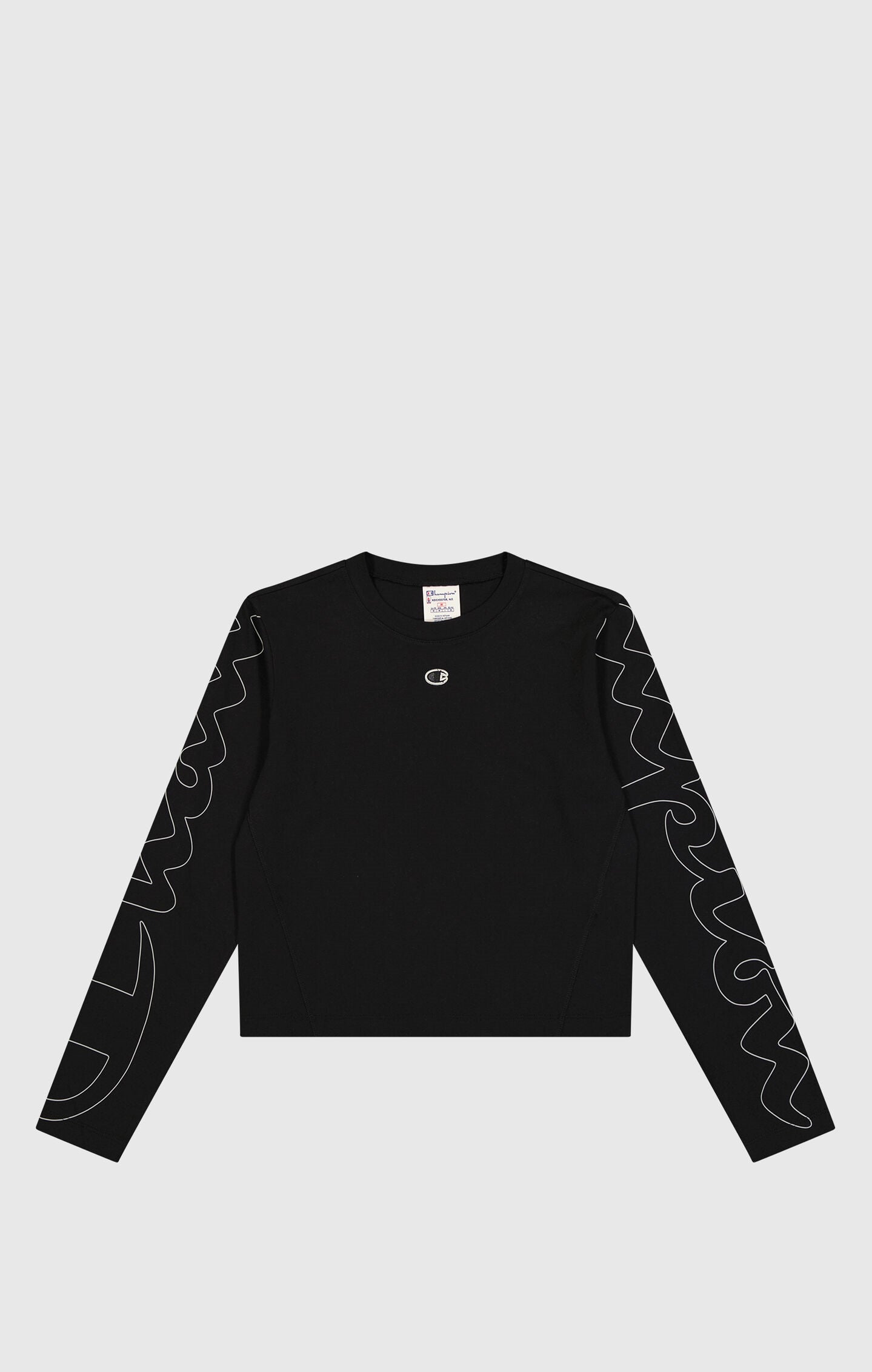 T-Shirt für Damen mit langen Ärmeln und Rundhalsausschnitt