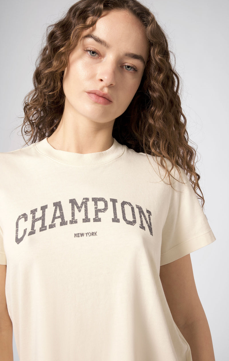 T-shirt Time Capsule Donna a maniche corte stile lavato