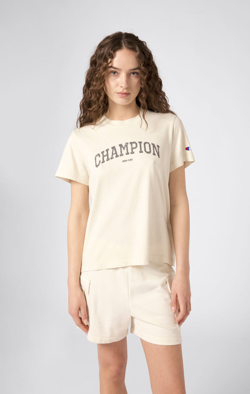 T-shirt Time Capsule Donna a maniche corte stile lavato