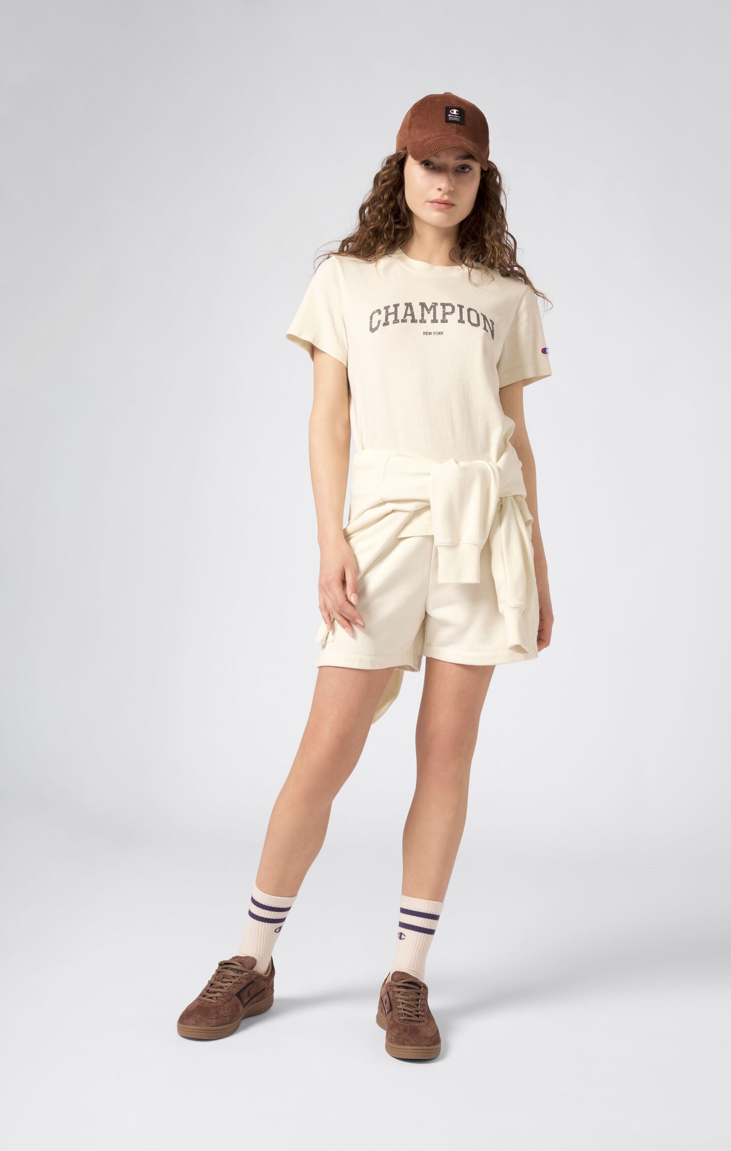 T-shirt Time Capsule Donna a maniche corte stile lavato