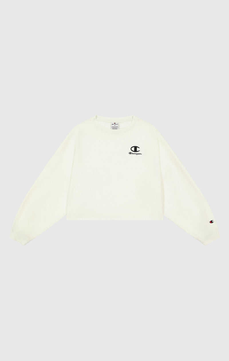 T-shirt à manches longues aspect délavé - Femmes