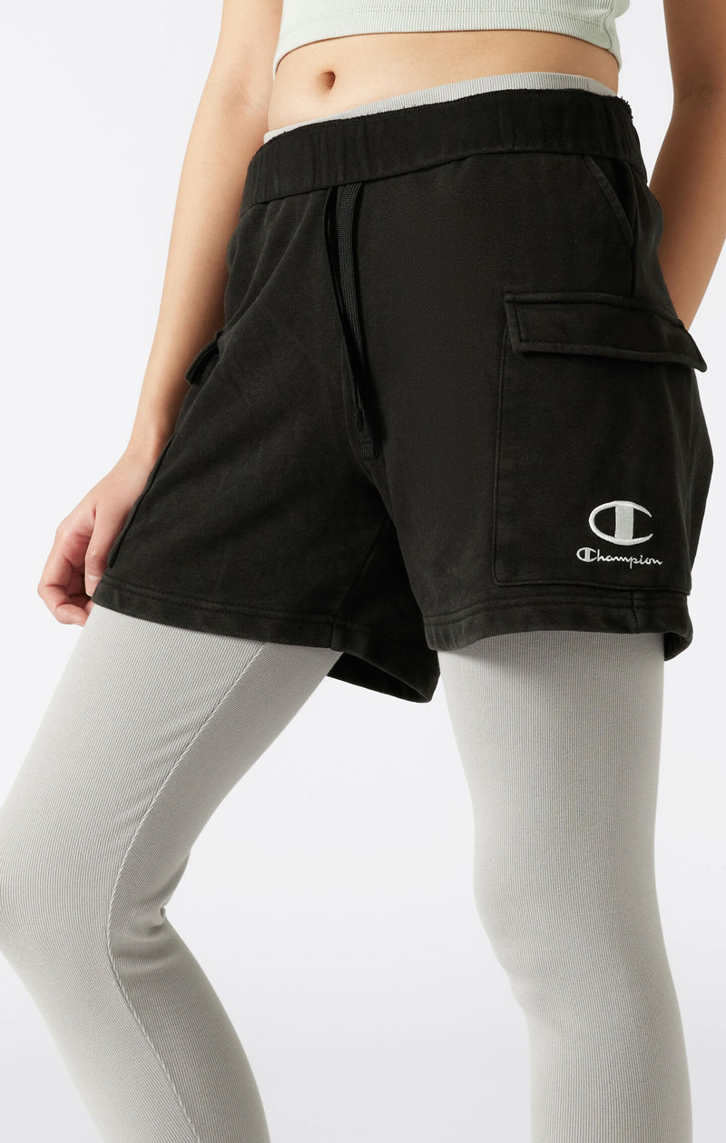 Short Cargo Léger Icons Effet Délavé Femme