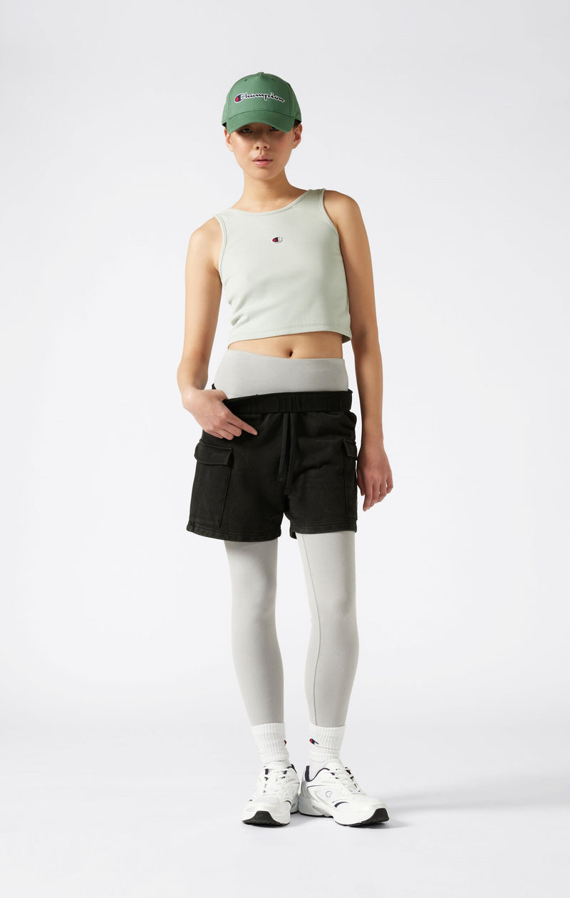 Short Cargo Léger Icons Effet Délavé Femme