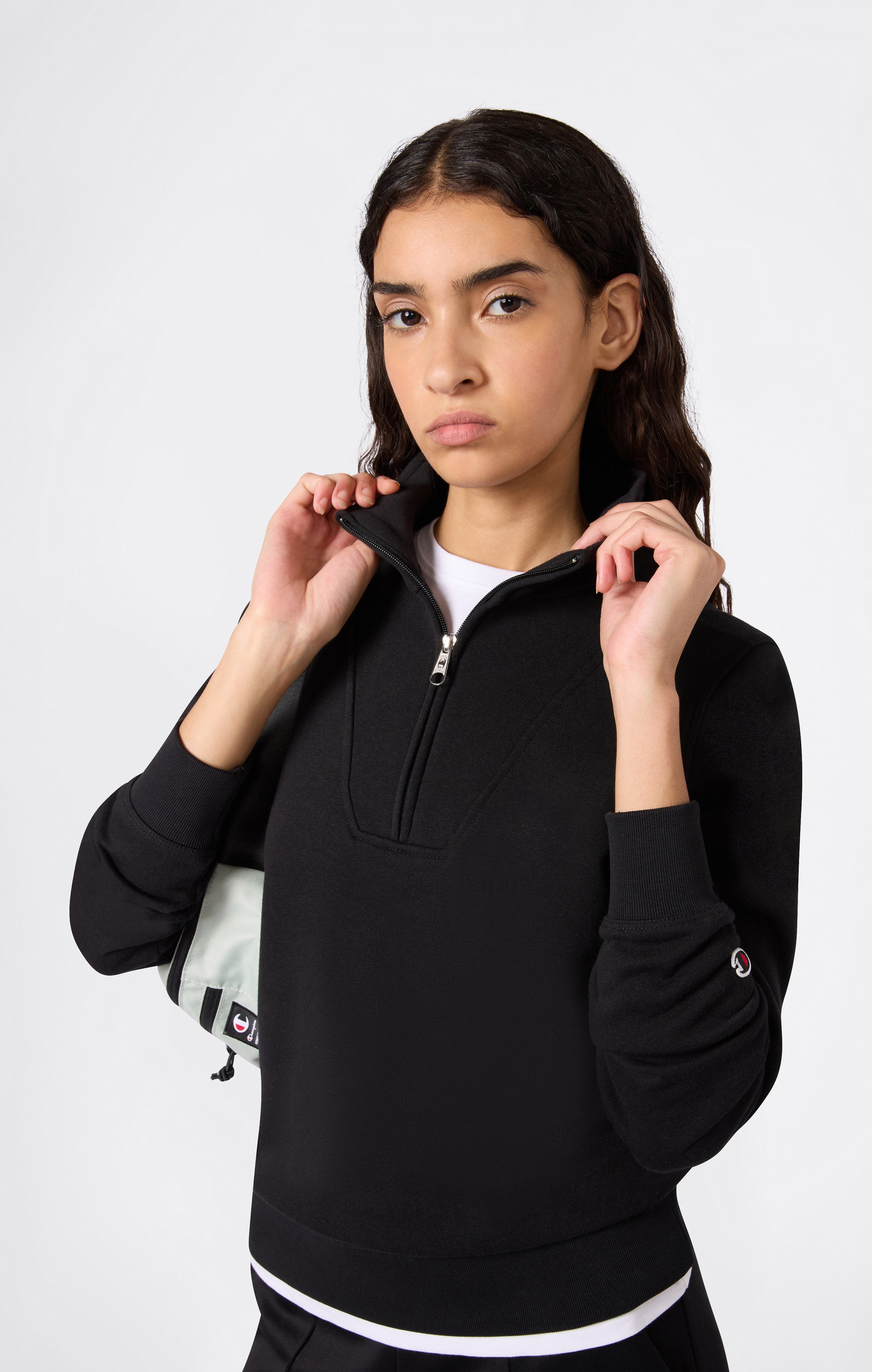 Women’s Half Zip Fleece Sweatshirt Icons