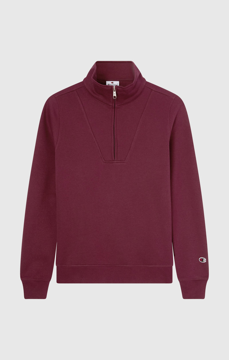 Sweat Demi-Zip À Intérieur Gratté Icons Pour Femme