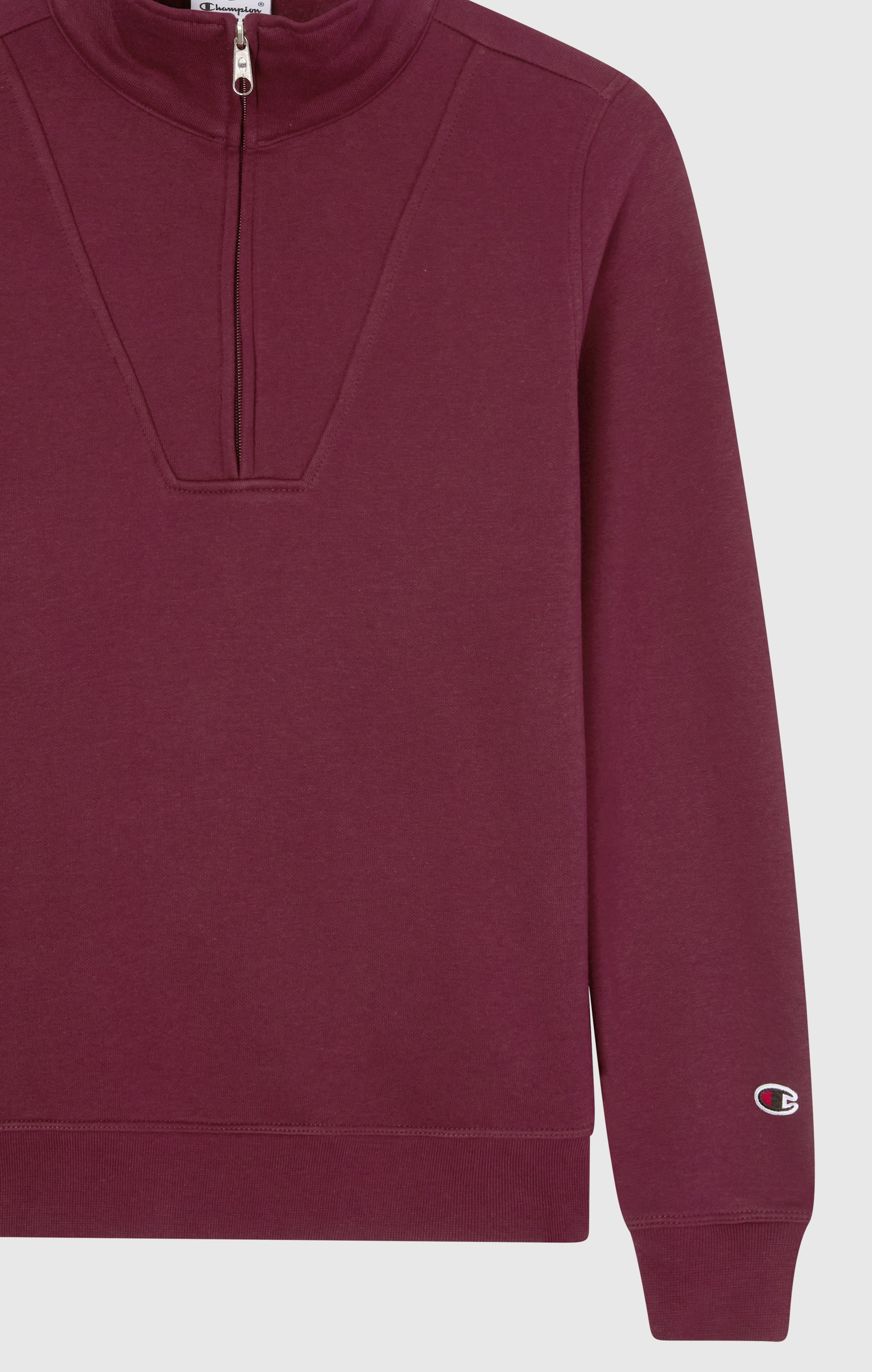 Sweat Demi-Zip À Intérieur Gratté Icons Pour Femme