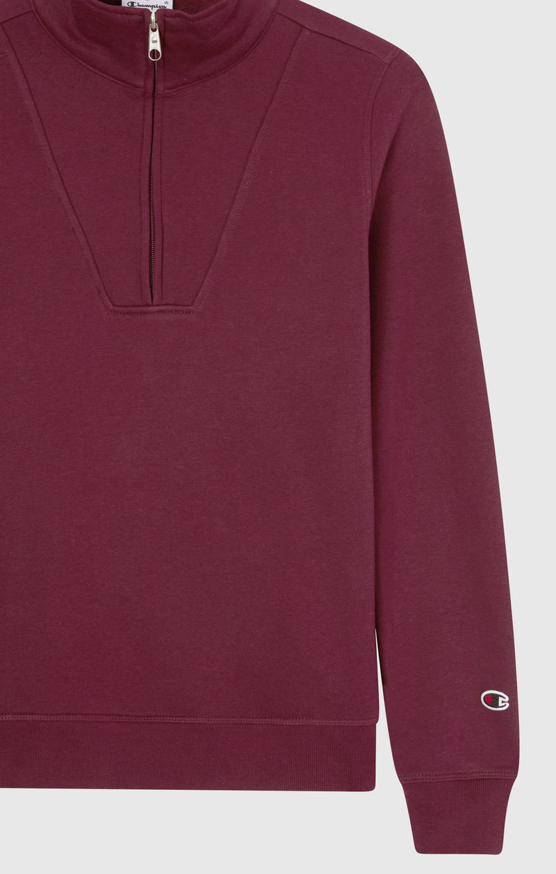 Sweat Demi-Zip À Intérieur Gratté Icons Pour Femme