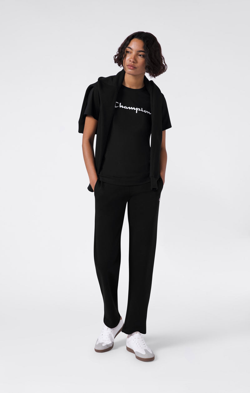 Joggers À Ourlet Droit À Intérieur Gratté Icons Pour Femme