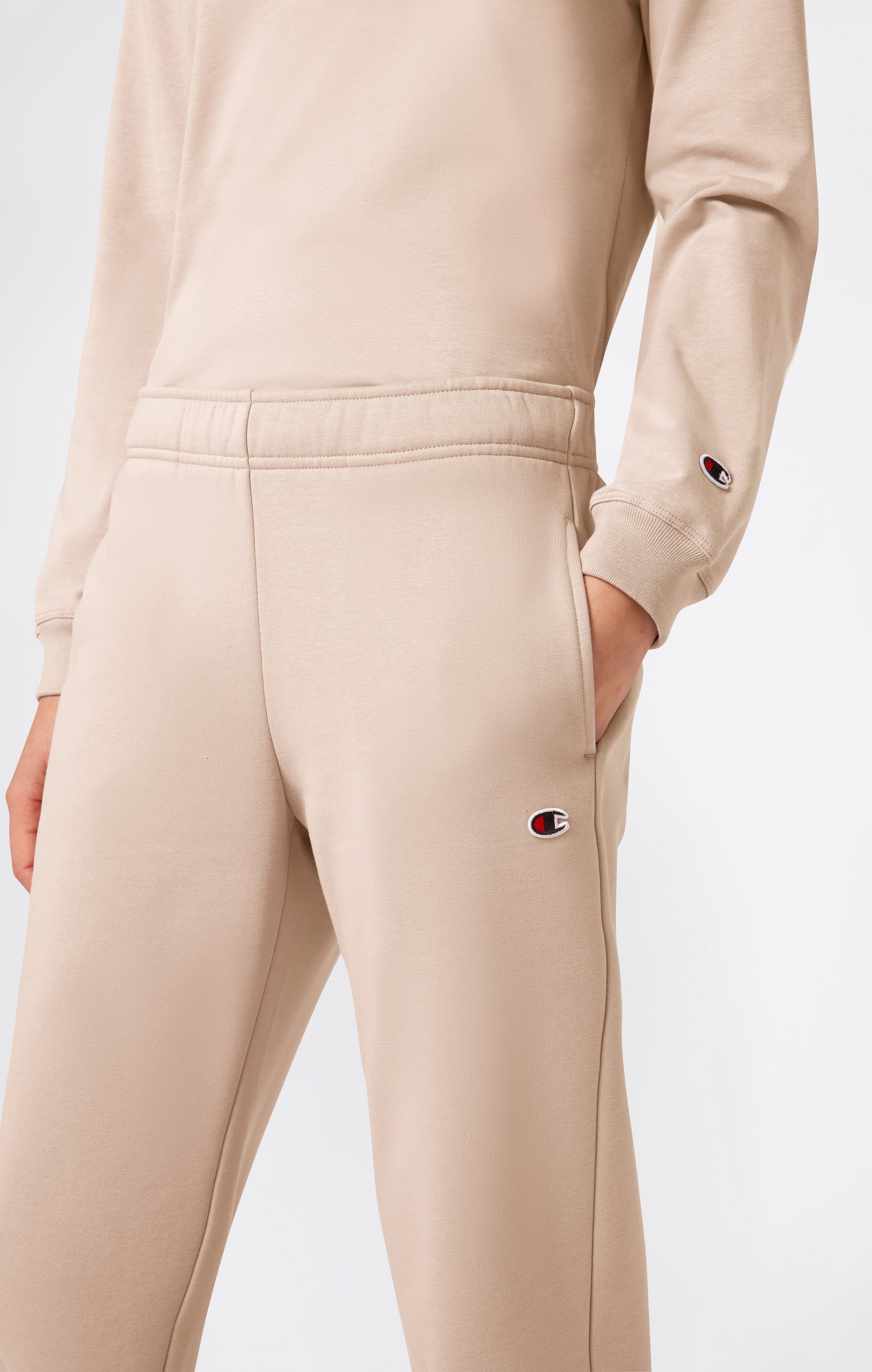 Joggers Con Fondo Dritto Interno Felpato Icons Da Donna