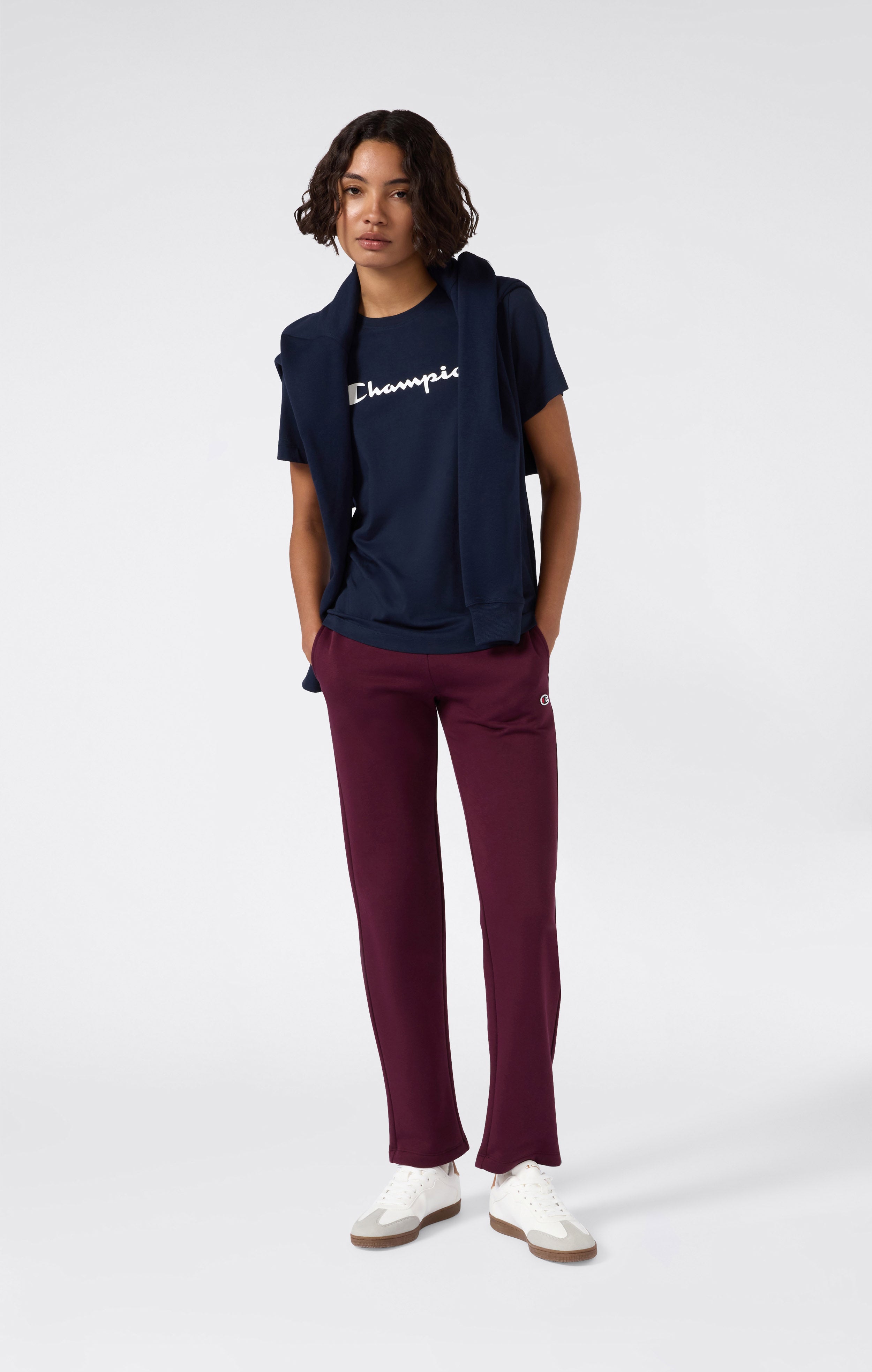 Joggers À Ourlet Droit À Intérieur Gratté Icons Pour Femme