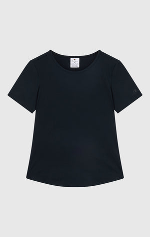 T-shirt Femme Côtelée Coupe Slim C-Tech