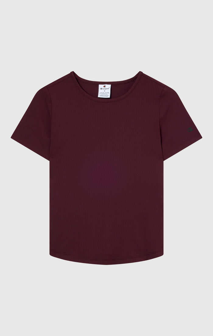 Women's Ribbed Slim Fit C-Tech T-Shirt