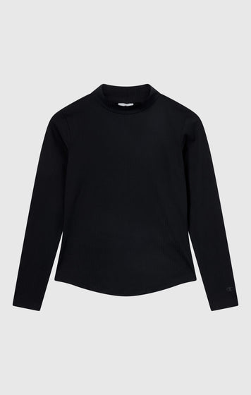 Women’s Long-Sleeve Ribbed Slim Fit C-Tech T-Shirt