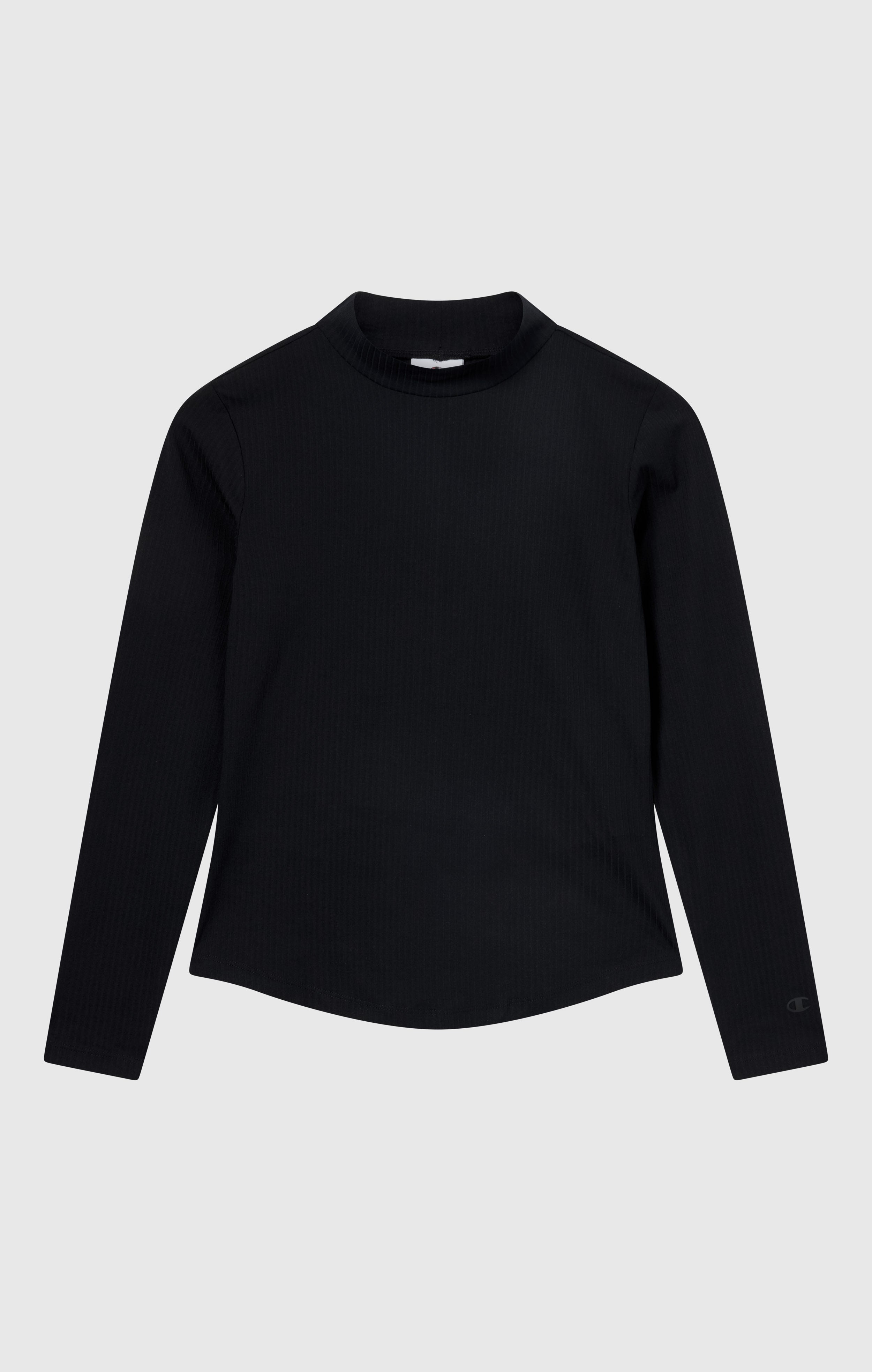 T-shirt a Maniche Lunghe da Donna a Costine Slim Fit C-Tech