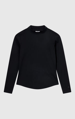 T-shirt a Maniche Lunghe da Donna a Costine Slim Fit C-Tech