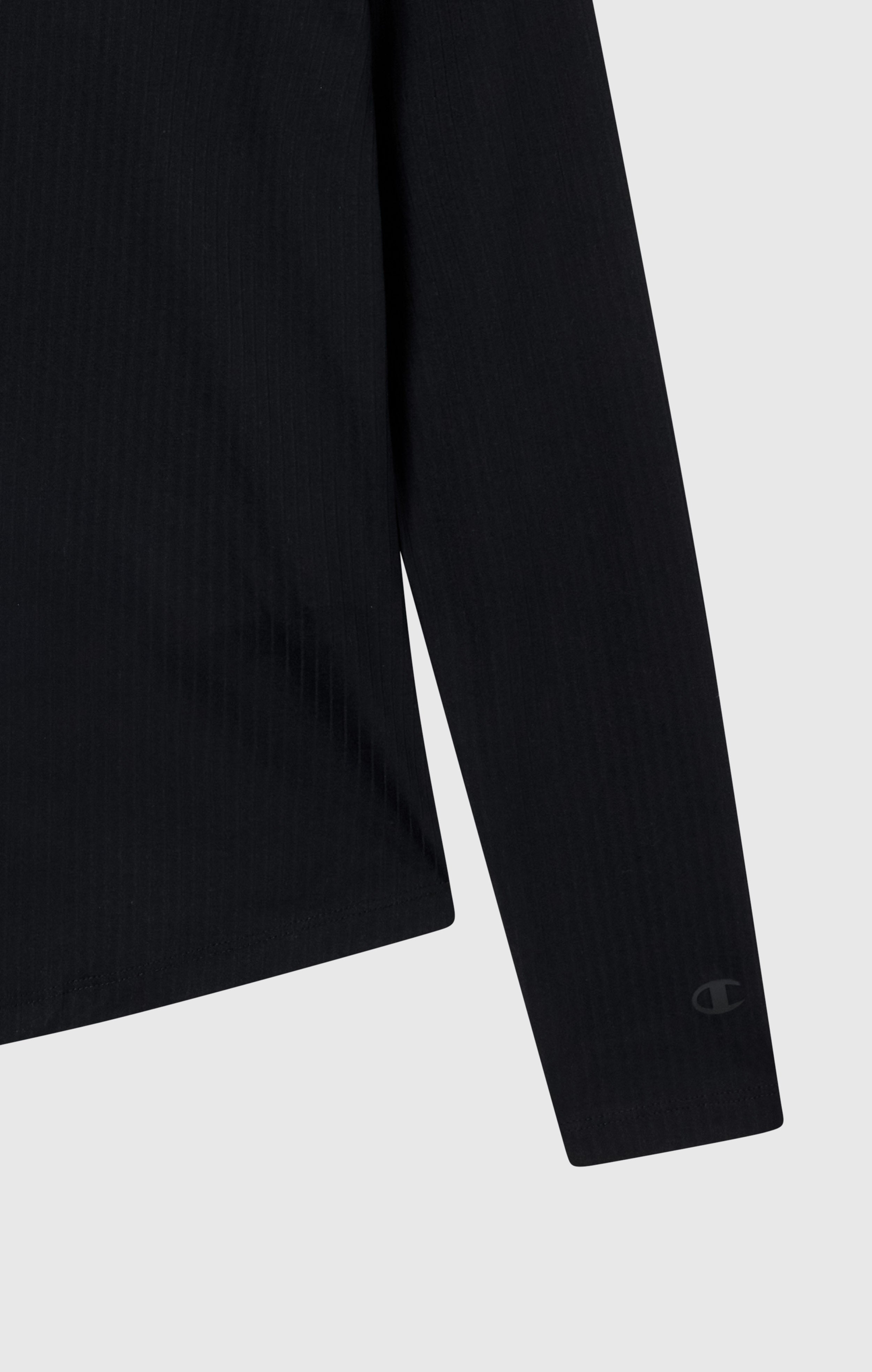 T-shirt a Maniche Lunghe da Donna a Costine Slim Fit C-Tech