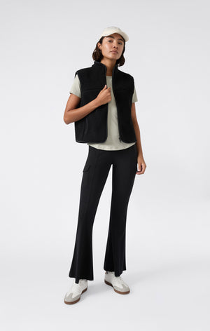 Damen-Slim-Fit-Polar-Teddy-Weste