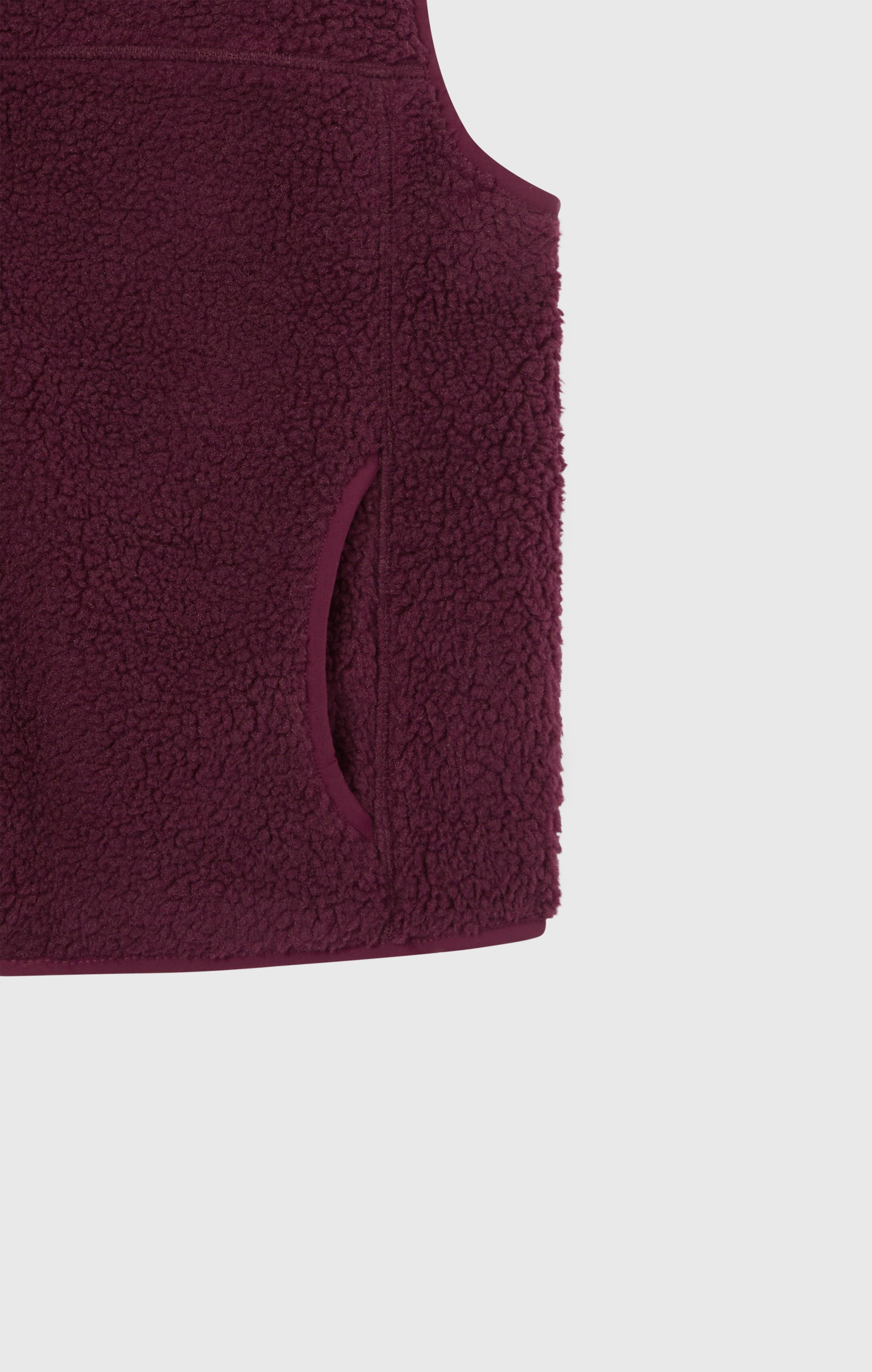 Damen-Slim-Fit-Polar-Teddy-Weste