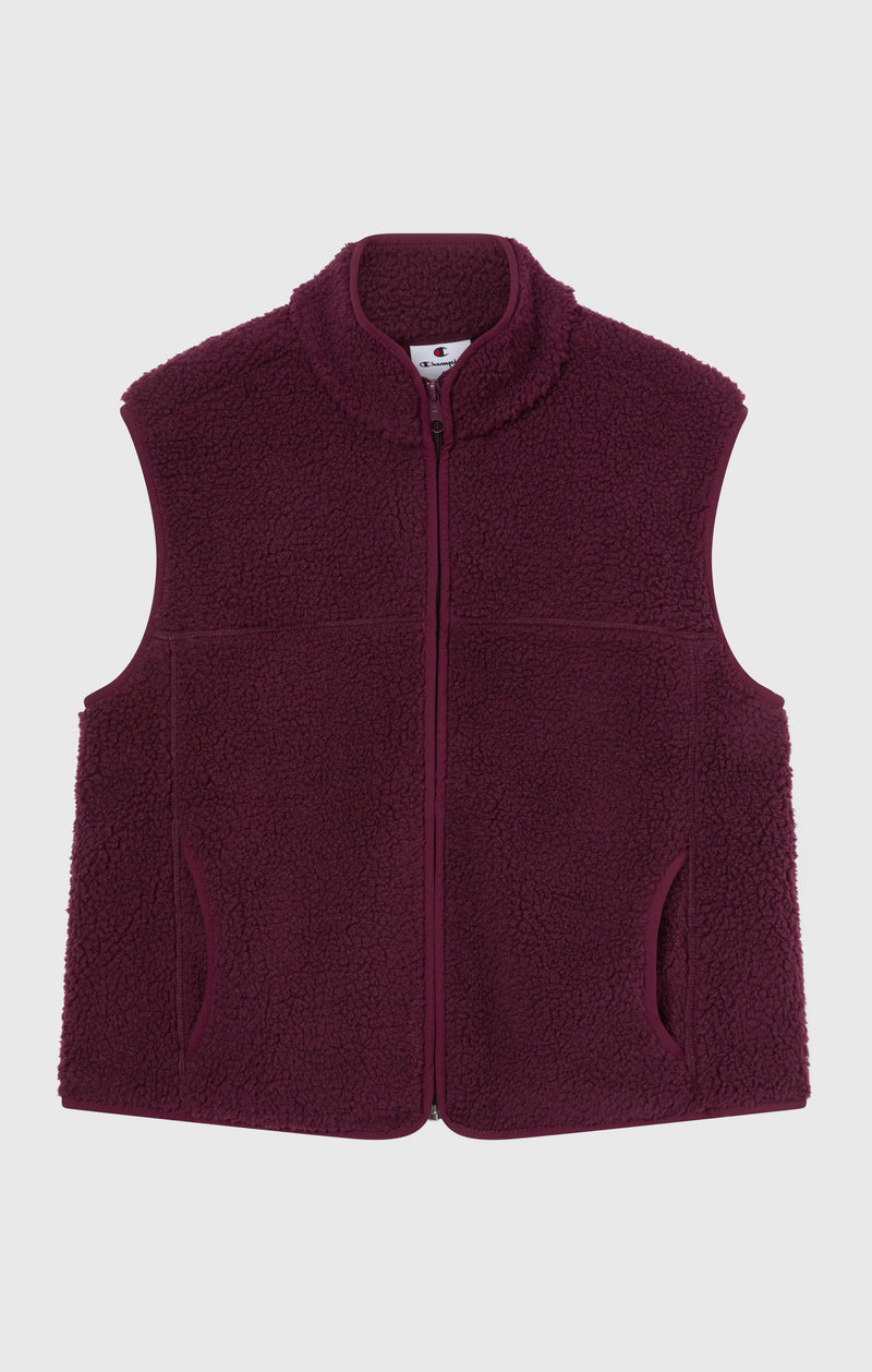 Damen-Slim-Fit-Polar-Teddy-Weste