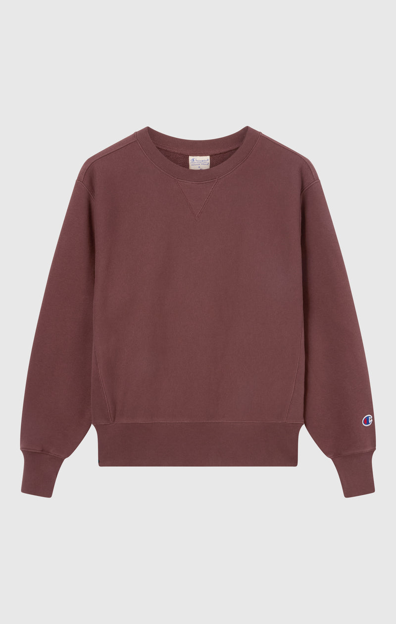 Felpa Girocollo con interno felpato da Donna REVERSE WEAVE