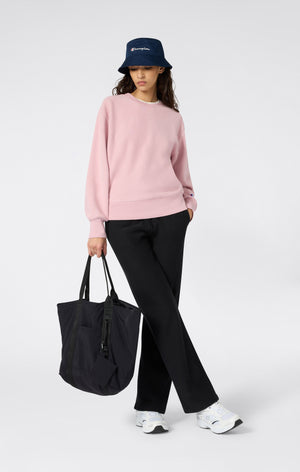 Felpa Girocollo con interno felpato da Donna REVERSE WEAVE