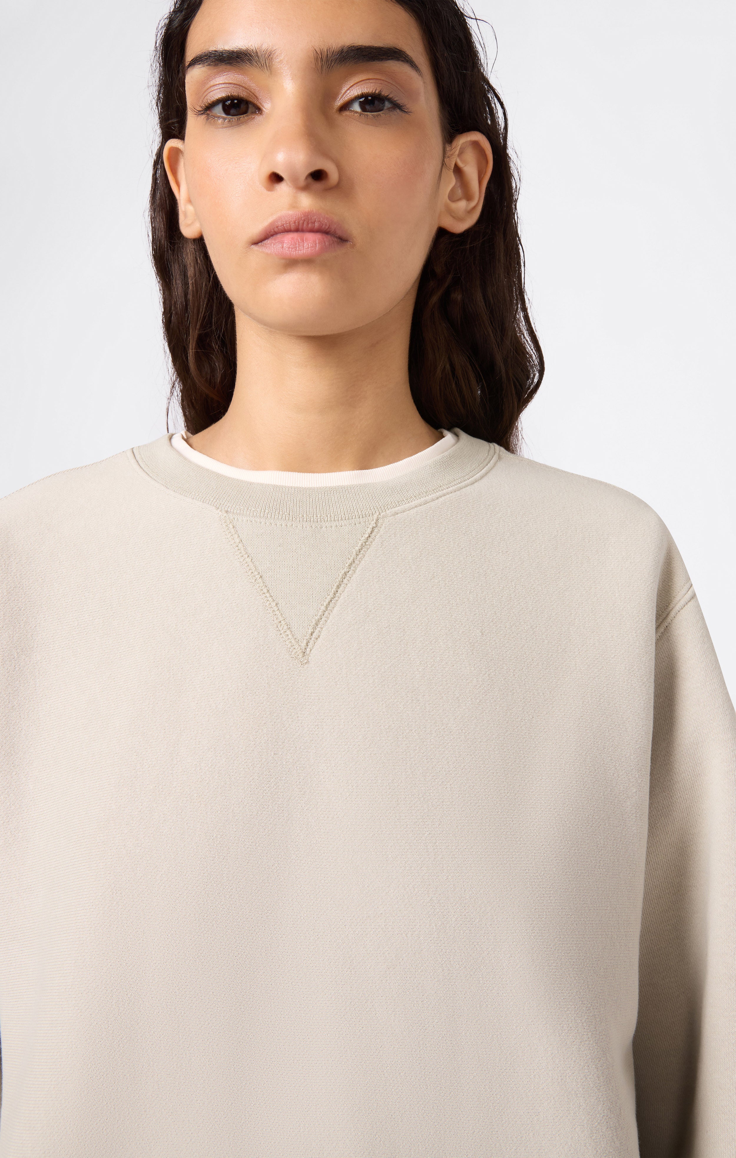 Felpa Pesante con Interno Felpato da Donna Reverse Weave