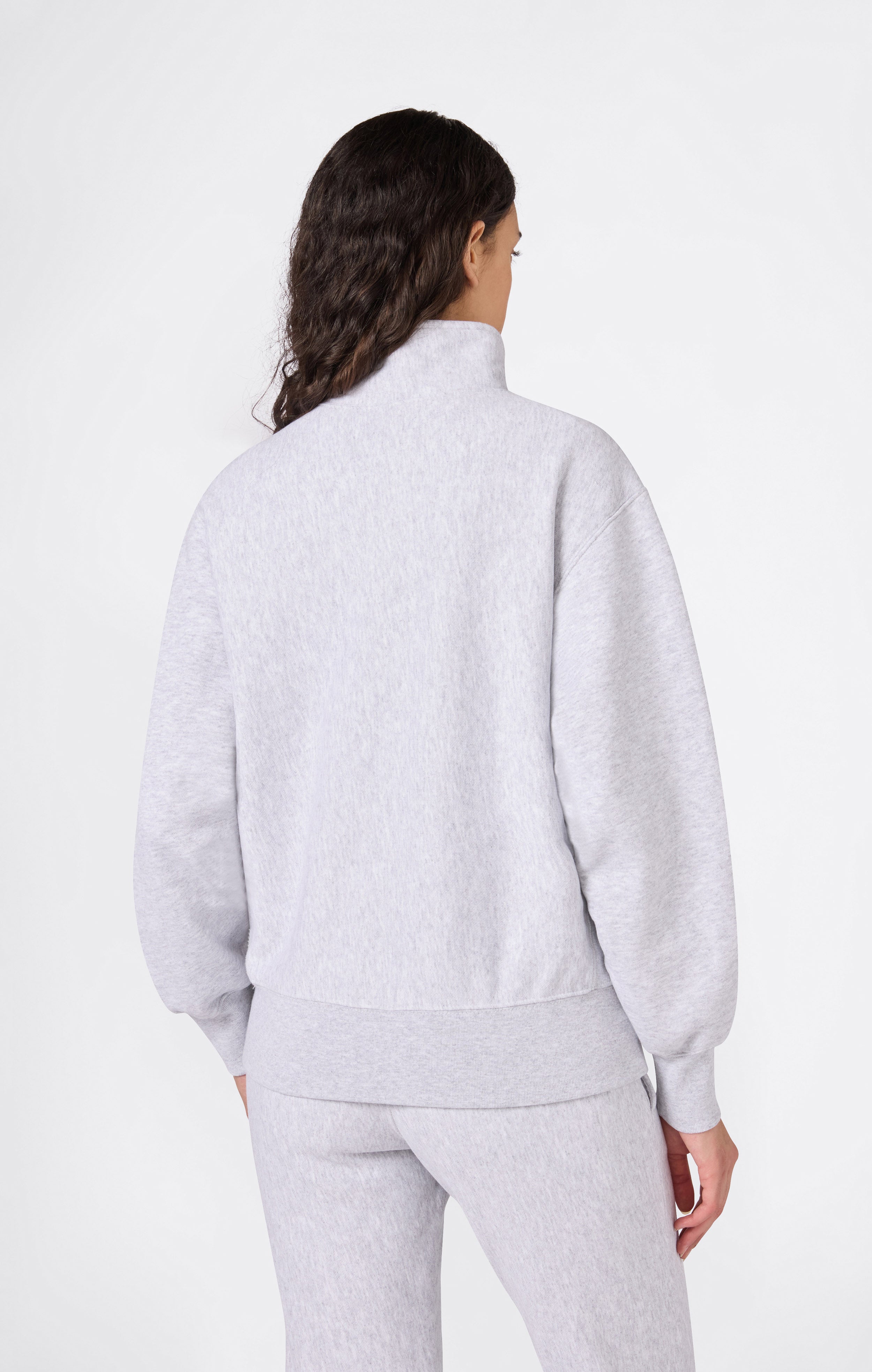 Women’s Heavyweight Half-Zip Fleece Sweatshirt Reverse Weave
