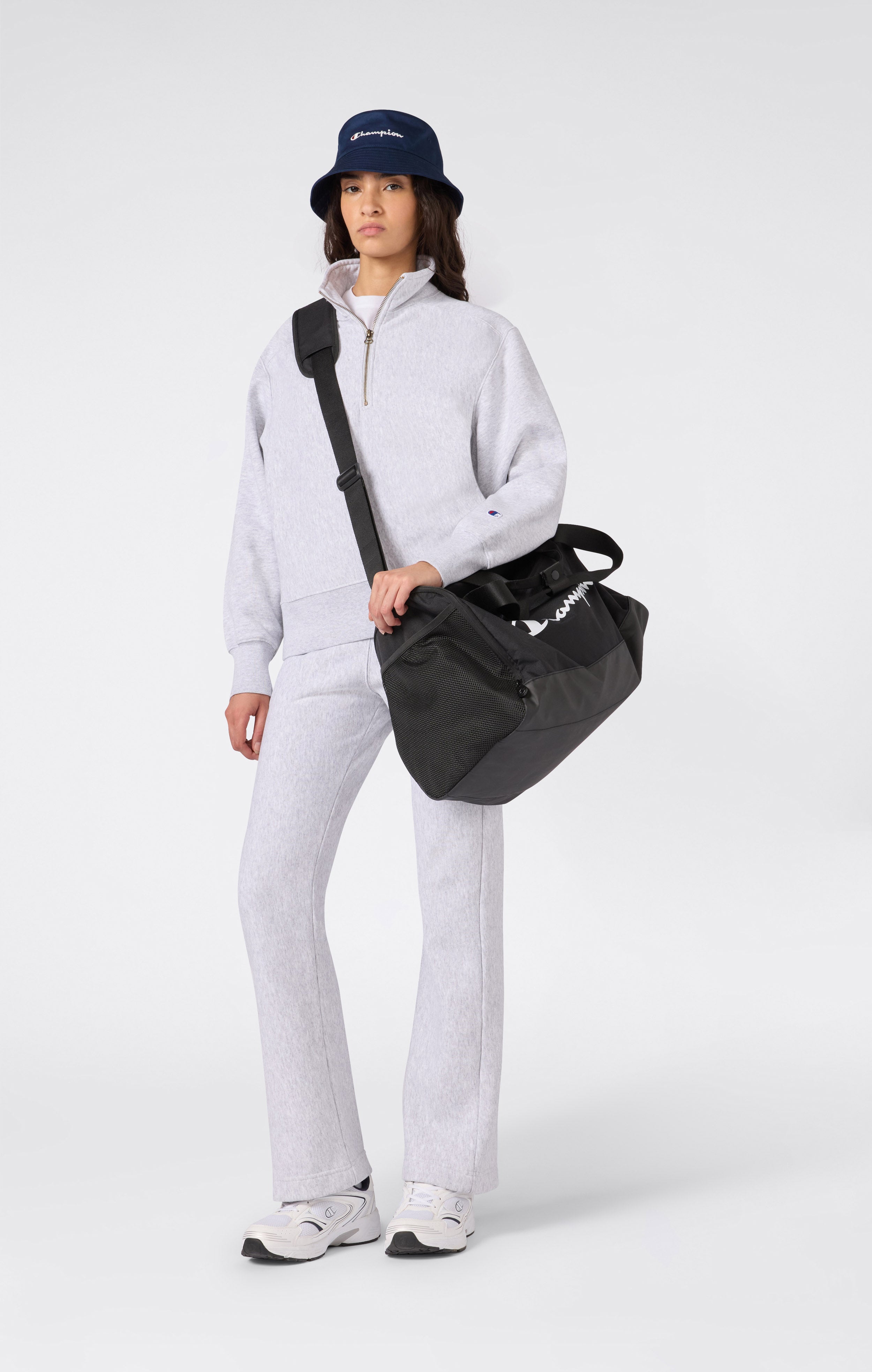 Women’s Heavyweight Half-Zip Fleece Sweatshirt Reverse Weave