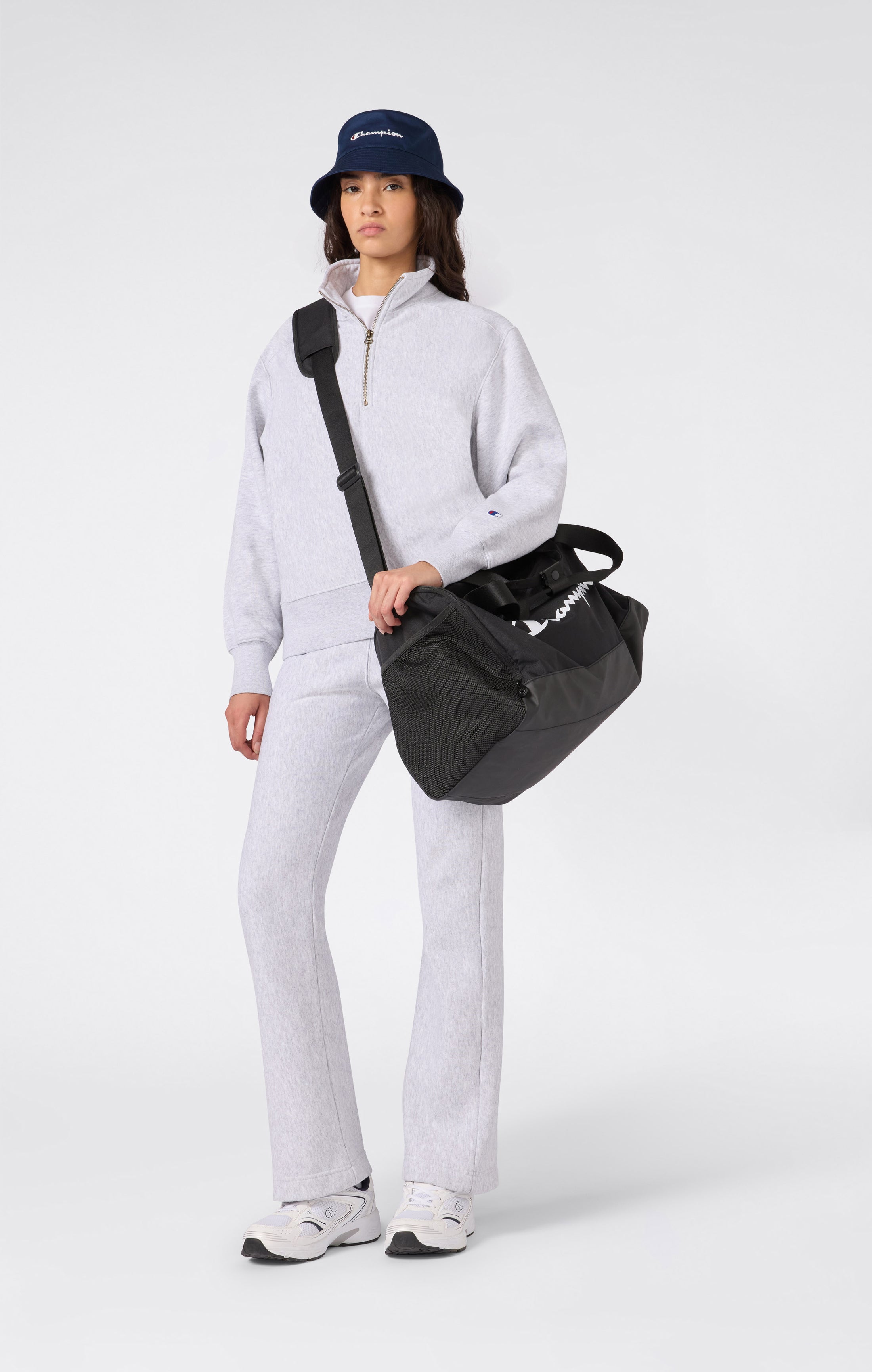 Reverse Weave Women’s Fleece Half Zip Sweatshirt