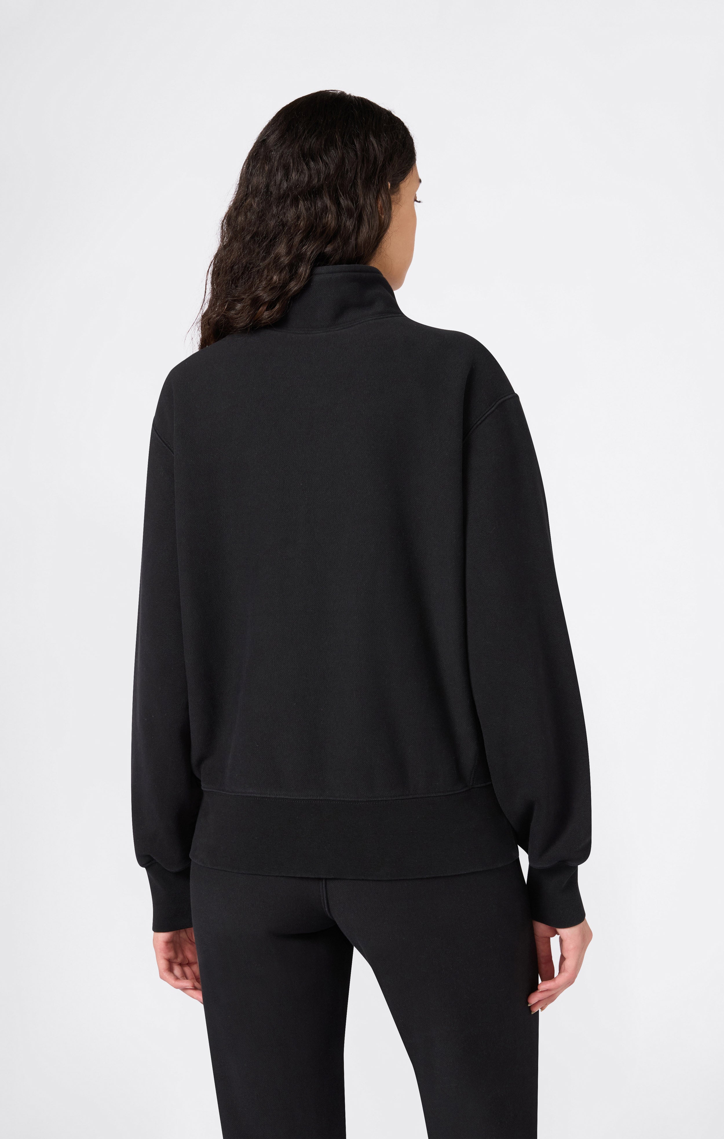 Women’s Heavyweight Half-Zip Fleece Sweatshirt Reverse Weave