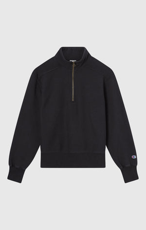 Reverse Weave Women’s Fleece Half Zip Sweatshirt