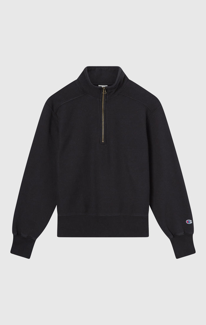 Reverse Weave Women’s Fleece Half Zip Sweatshirt