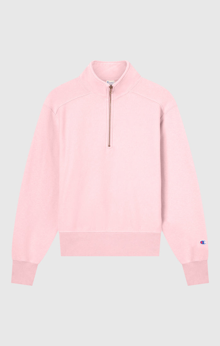 Sweat Zippé Demi-Fermeture REVERSE WEAVE pour Femme avec intérieur gratté