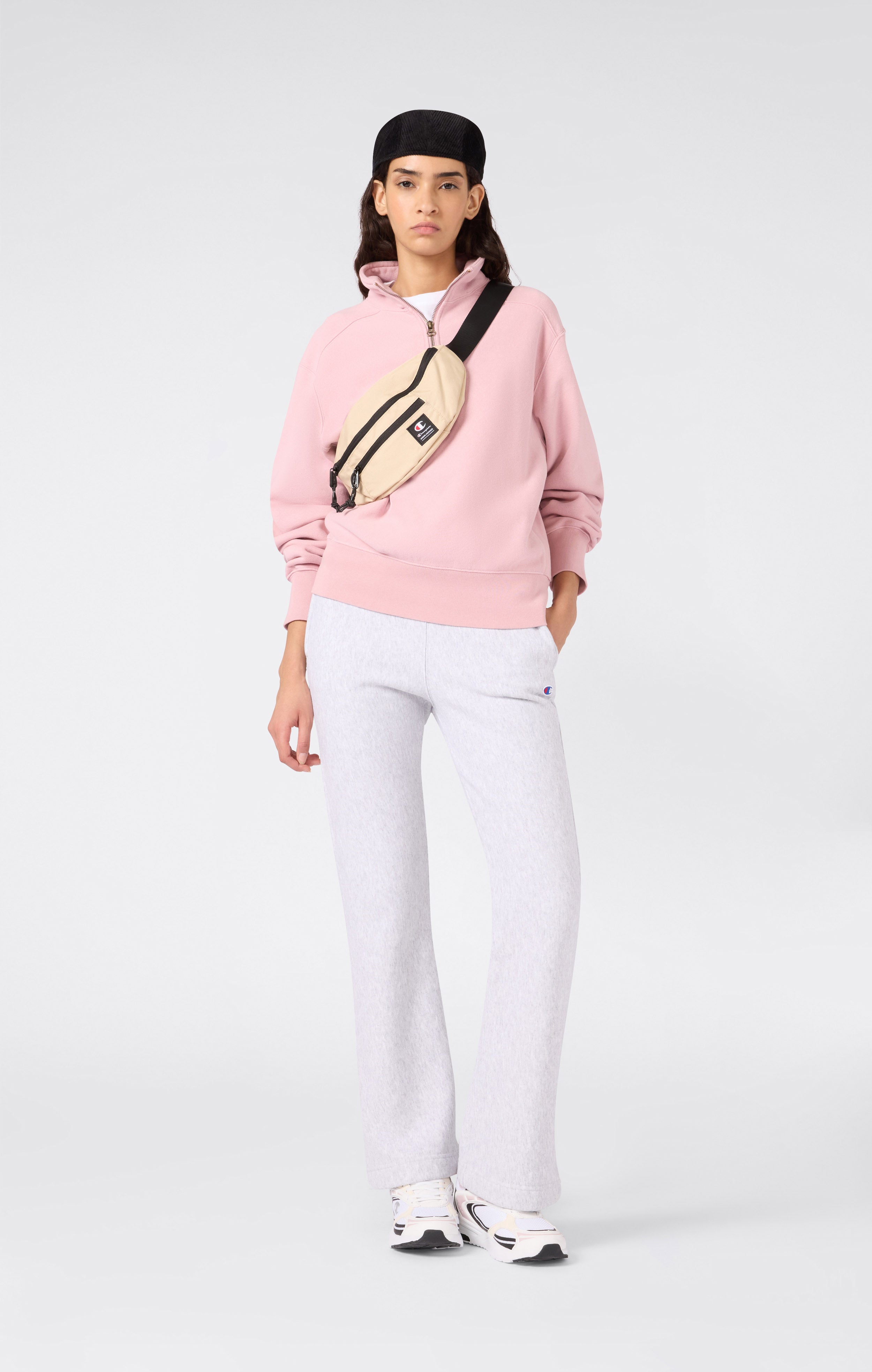 Women’s Heavyweight Half-Zip Fleece Sweatshirt Reverse Weave