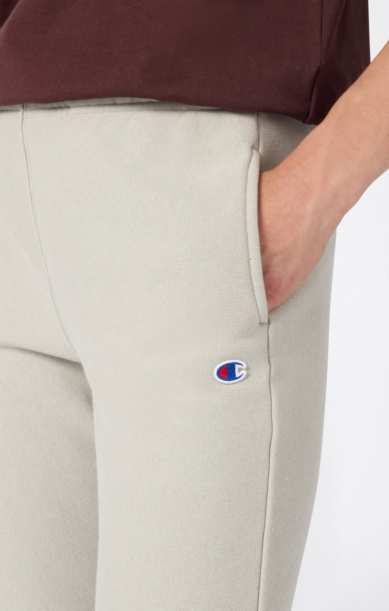 Lange Damen-Jogginghose aus Schwerem Reverse Weave Fleece mit angerautem Innenmaterial