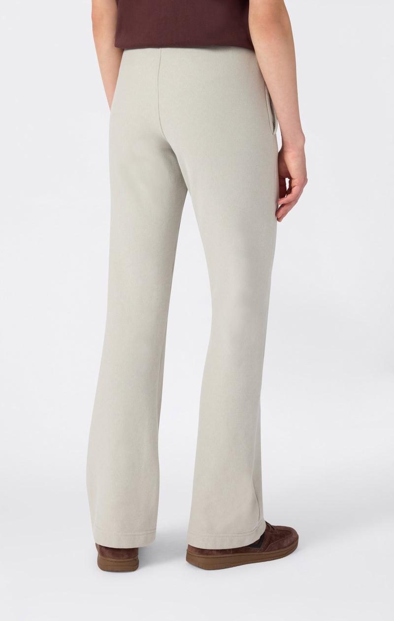 Lange Damen-Jogginghose aus Schwerem Reverse Weave Fleece mit angerautem Innenmaterial