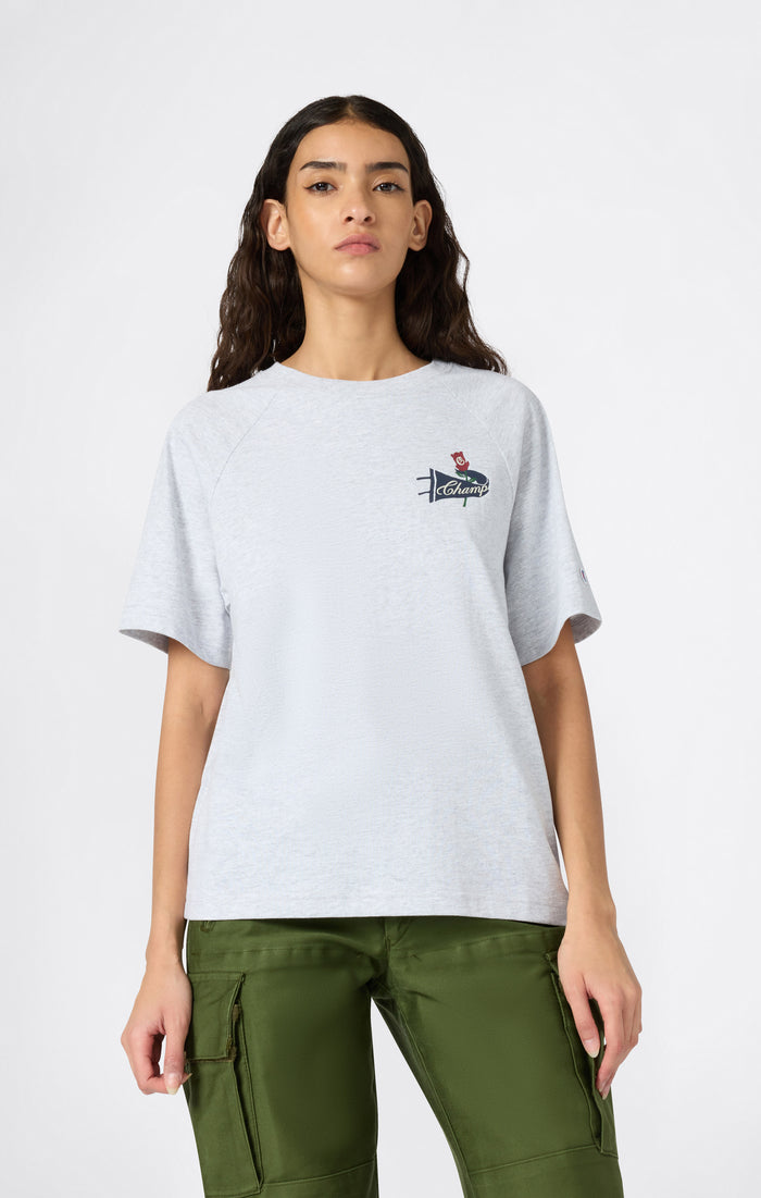 Grafik-T-Shirt Reverse Weave für Damen