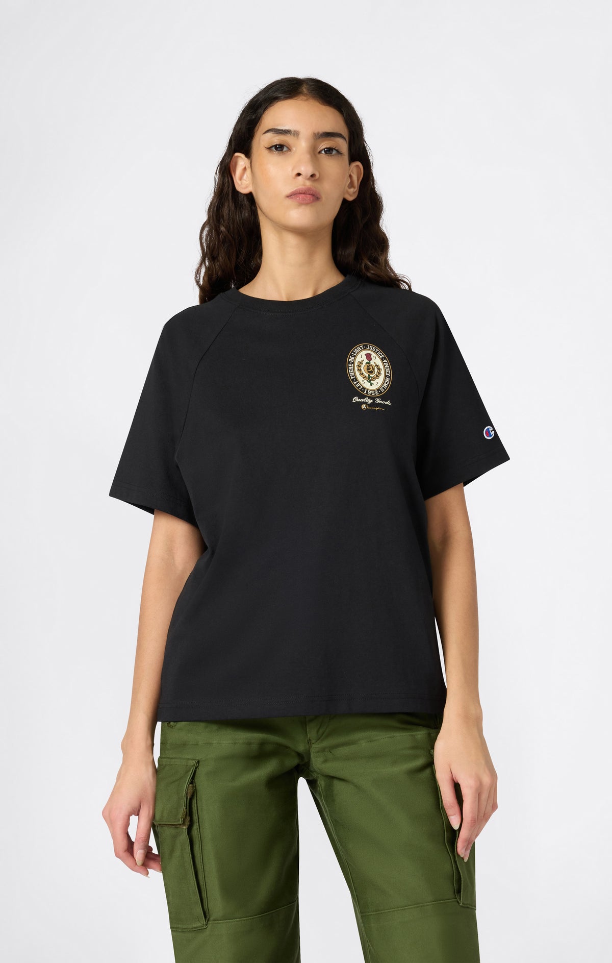 T-shirt con Grafica da Donna Reverse Weave