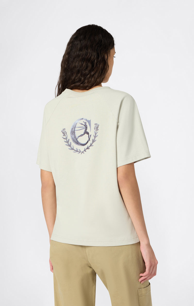 Grafik-T-Shirt Reverse Weave für Damen
