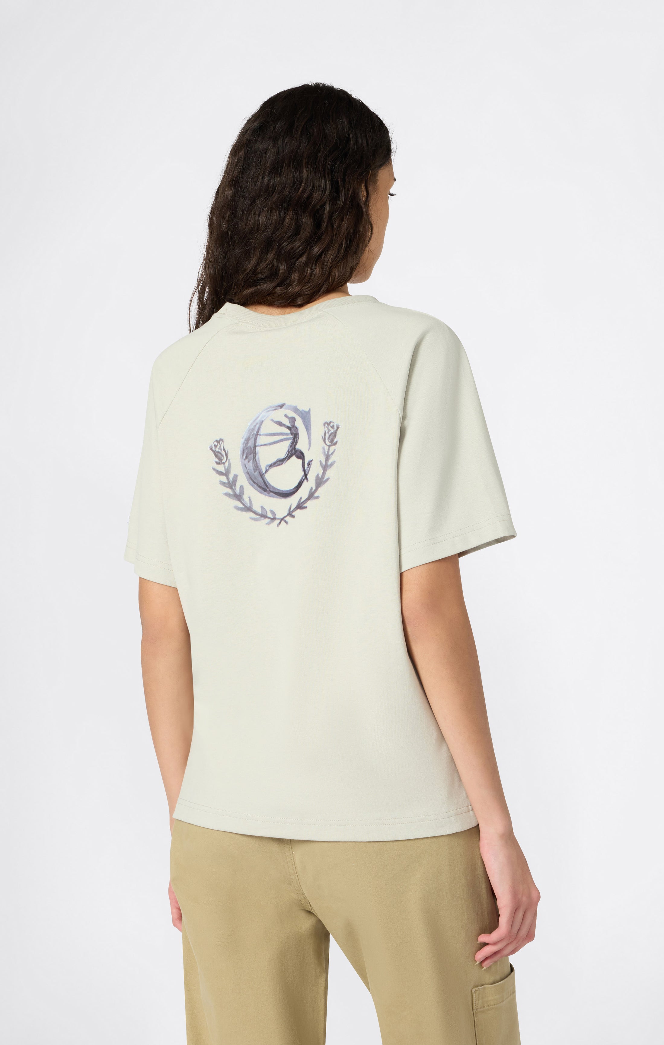 Grafik-T-Shirt Reverse Weave für Damen