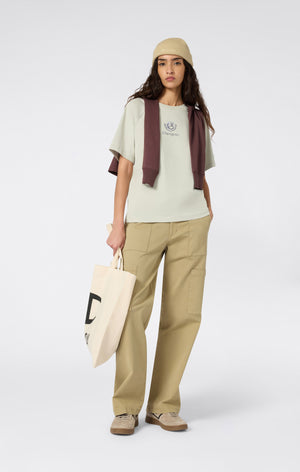 T-shirt con Grafica da Donna Reverse Weave